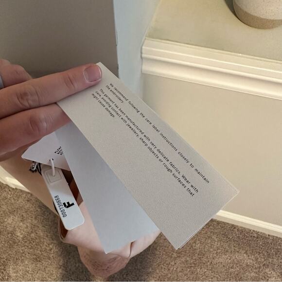 NWT Stella McCartney Pink Cotton Silk Lace Embroidered Shift Mini Dress 42 M - Picture 16 of 16